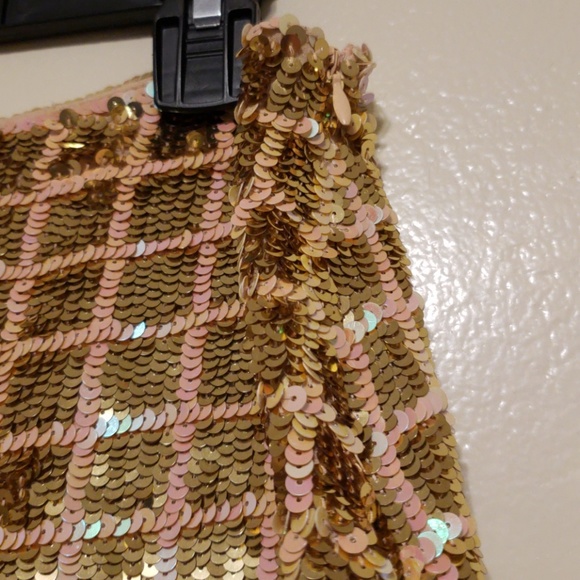 MODA INTERNATIONAL sequin miniskirt - Picture 2 of 7